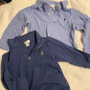 Ralph Lauren shirt and sweater set 24mo